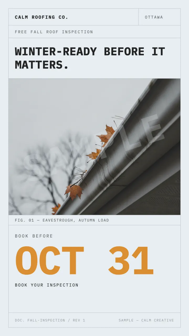 Roofing campaign
